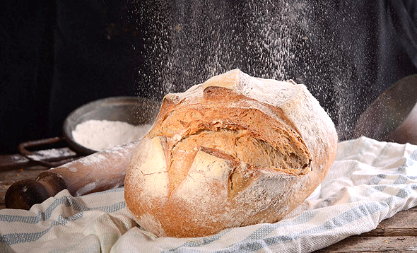 לחם צנובר וגבינת עזים של לחם גל, צילום: יפעת בשבקין