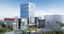 An illustration of the Rambam research tower. Image: Mochly-Eldar Architects