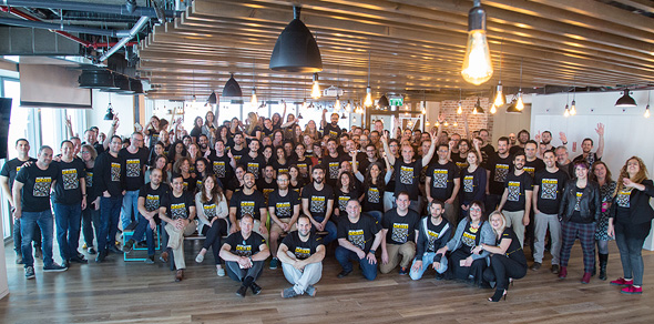 Sisense's team. Photo: Shir Newman Sisense's team. Photo: Shir Newman