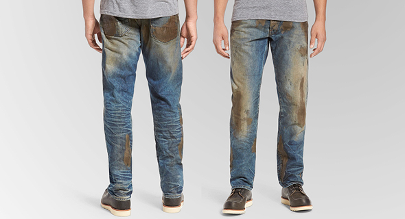 ג'ינס מלוכלכים של PRPS ברשת נורדסטרום