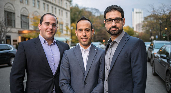 Cybereason co-founders Yonatan Striem Amit (left), Lior Div and Yossi Naar Photo: Cybereason