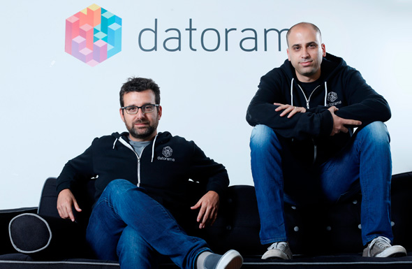 Datorama's Ran Sarig and Efi Cohen. Photo: Amit Sha'al Datorama's Ran Sarig and Efi Cohen. Photo: Amit Sha'al