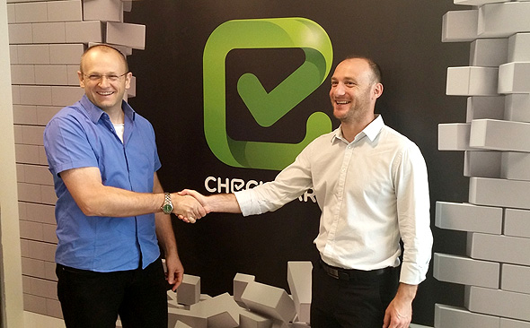 Checkmarx CEO Emmanuel Benzaquen (left) and Founder Maty Siman. Photo: PR