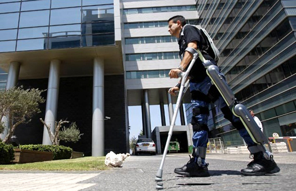 ReWalk's robotic walking aid. Photo: Reuters