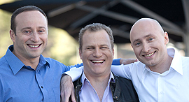 Fornova co-founders Michael Rubanovich (left), Dori Stein, and Dima Babitsky. Photo: Noa Zeni