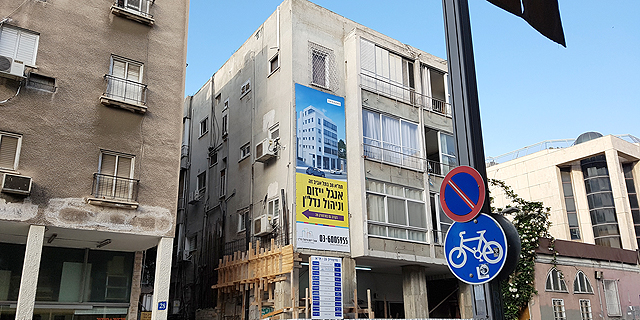 פרויקט תמ"א 38 בתל אביב , צילום: דוד הכהן