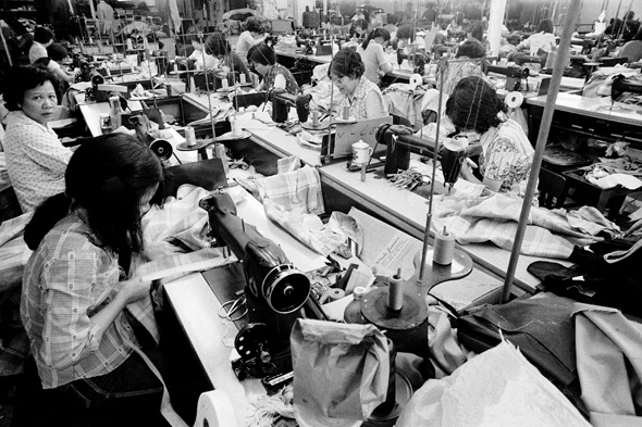 עובדות בתעשיית הטקסטיל בניו יורק, צילום: איי פי