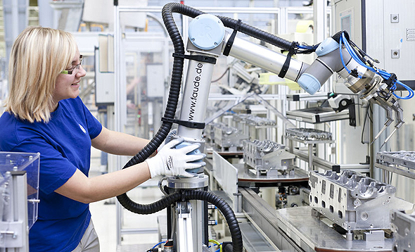 צמיחה ברובוטיקה התעשייתית