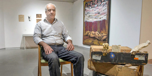 האדמה בוערת: תערוכה של האמן אוסמה סעיד 
