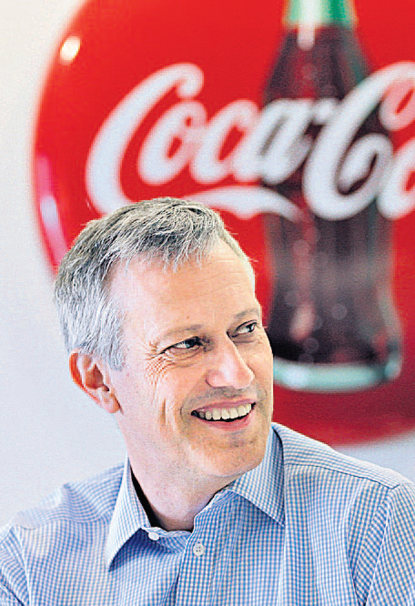 מנכ"ל קוקה קולה החדש ג'יימס קווינסי, צילום: טי. אן. אס