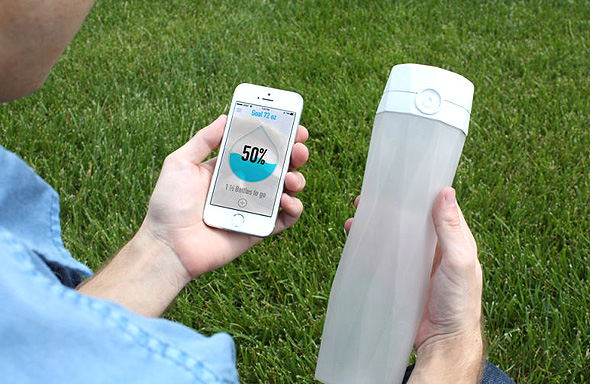 בקבוק מים עם אפליקציה, לאנשים שלא יודעים לחוש צמא