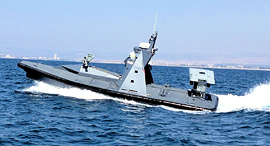 Autonomous naval vassle by Rafael. Photo: Rafael
