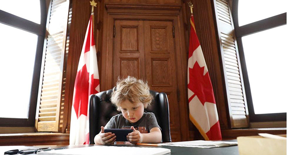 הבן של ראש ממשלת קנדה, ג'סטין טרודו