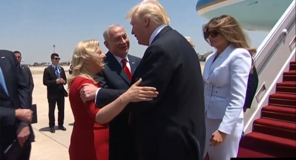 בני הזוג טראמפ עם בני הזוג נתניהו , צילום: ynet
