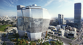 Simulation of Tel Aviv's ToHa Tower. Photo: View Point