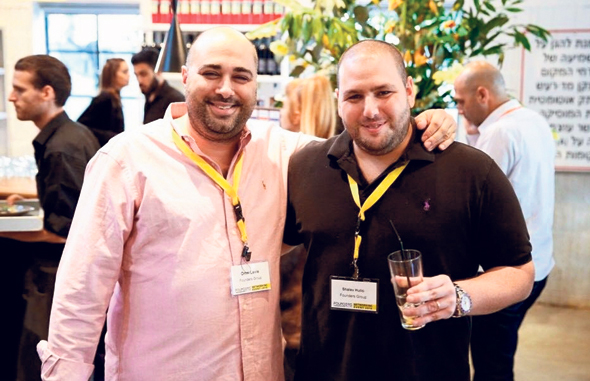 NSO co-founders Omri Lavie (right) and Shalev Hulio. Photo: Bar Cohen