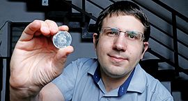 Meni Rosenfeld, chairman of the Israeli Bitcoin Association. Photo: Amit Sha'al