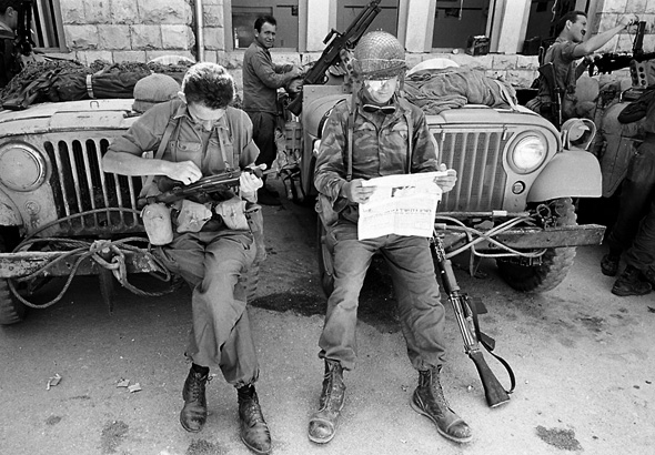 חיילים במלחמת ששת הימים, צילום: באדיבות ארכיון צה"ל במשרד הביטחון/ מיכה בר עם