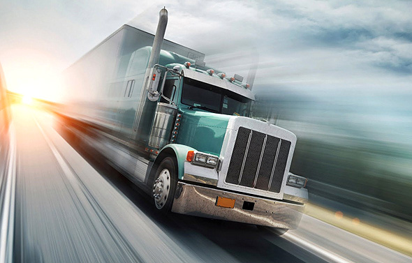 משאית הובלות. הפלטפורמה של החברה מאפשרת חיבור בין לקוחות ומפעילי ציים