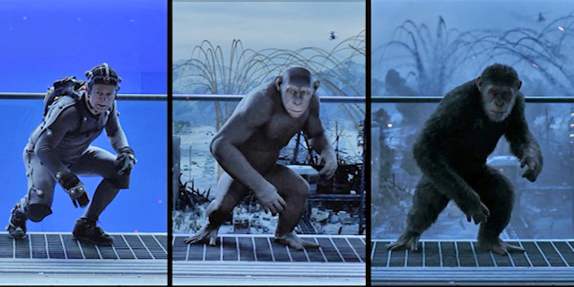 לכידת תנועה: כך הופכים שחקן לקוף, צילום: יוטיוב