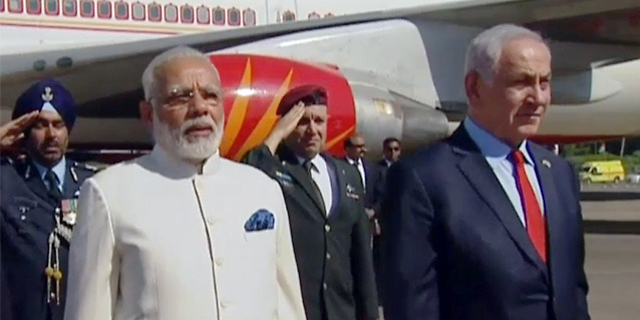 ראש ממשלת הודו בירך בעברית: &quot;שלום, שמח להיות פה&quot;