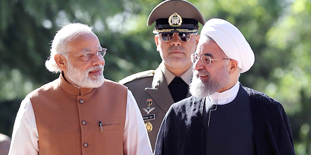 הודו מקדמת קשרים אסטרטגיים גם עם איראן