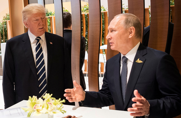 פוטין נפגש עם טראמפ פסגת G20 ב המבורג פוטין נפגש עם טראמפ, צילום: רויטרס