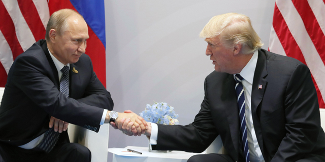 טראמפ נפגש עם פוטין: &quot;זה כבוד להיות איתך&quot;