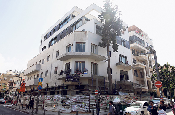 בניין ברחוב שינקין בת"א שעבר תמ"א 38 , צילום: אוראל כהן