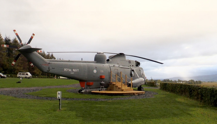 המסוק שהוסב לצימר, צילום: helicopterglamping
