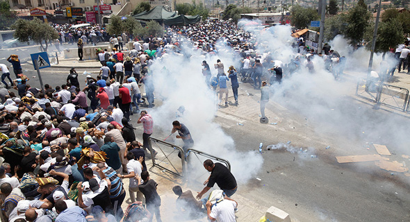 העימותים האלימים בירושלים, היופ, צילום: איי פי