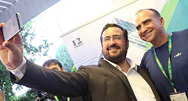 Left to right: KamaTech Founder Moshe Friedman, Google's director of R&D in Israel Yossi Matias