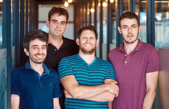 Left to right: Alon Leibovich, Oren Dor, Omer Ramote, and Amir Leshman. Photo: Ofir Abe