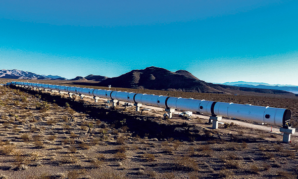 ניסויים של Hyperloop One להקמת רכבת מהירה בנוואדה