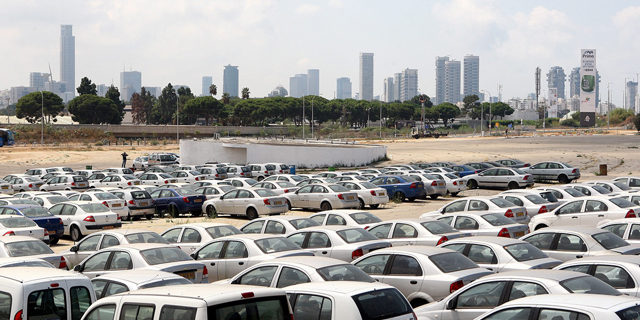 A car lot. Photo: Orel Cohen