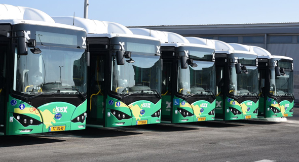 אוטובוסים חשמליים חיפה אגד, צילום: רפי זוהר