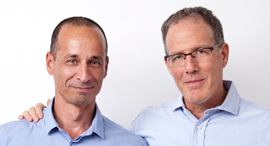 Oryx Vision founders David Ben Bassat (left) and Rani Wellingstein (right)