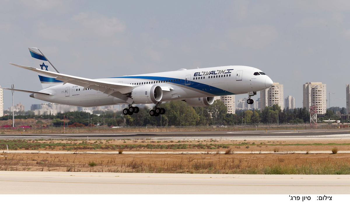 El Al flight. Photo: Sivan Farag