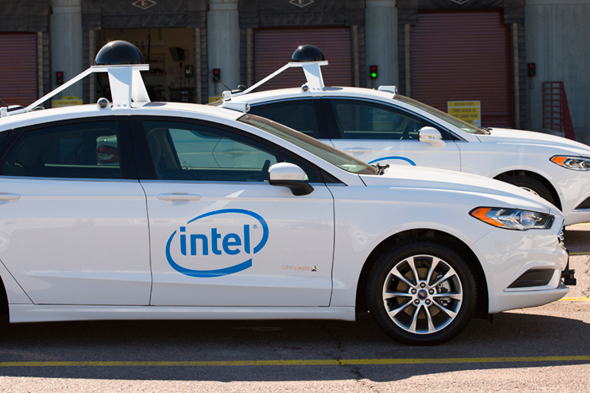 Intel's autonomous vehicles
