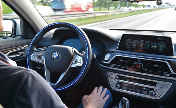 אינטל BMW נהיגה מכונית אוטונומית רכב אוטונומי , צילום: AutoGuide
