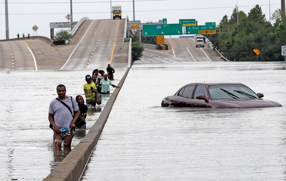 הצפות ביוסטון, טקסס בעקבות הסופה