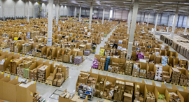 An Amazon warehouse. Photo: Bloomberg