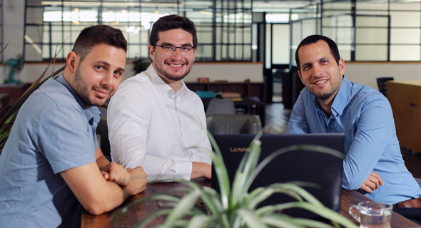 Left to right: Axonius co-founders Avidor Bartov, Dean Sysman, Ofri Shur