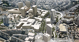 Illustration of the Jerusalem Gateway project. Photo: PR