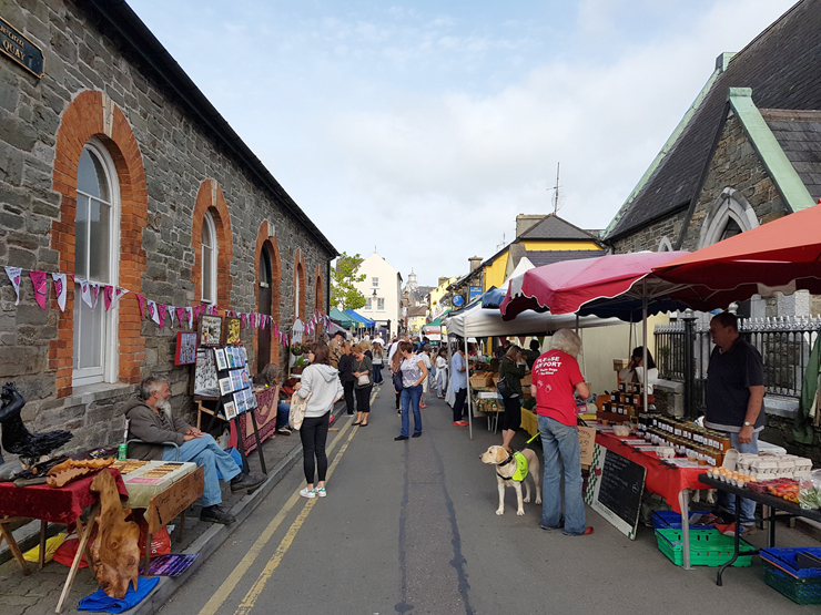 יום שוק בעיירה Kinsale, צילום: דוד הכהן