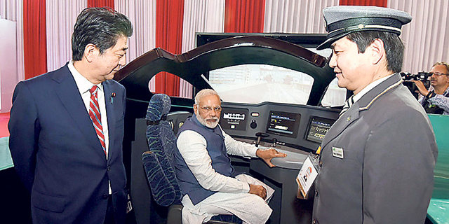 יפן תבנה להודו רכבת קליע בעלות של 17 מיליארד דולר