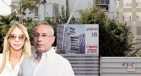 שלי נרקיס ו ענבל אור על רקע השטח ב רחוב הושע 18 בתל אביב, צילום: עמית שעל, אוראל כהן
