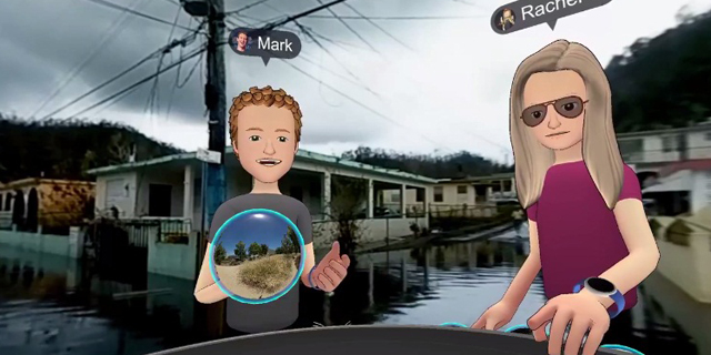 צוקרברג שידר ביקור וירטואלי בפורטו ריקו, כדי למכור לכם VR
