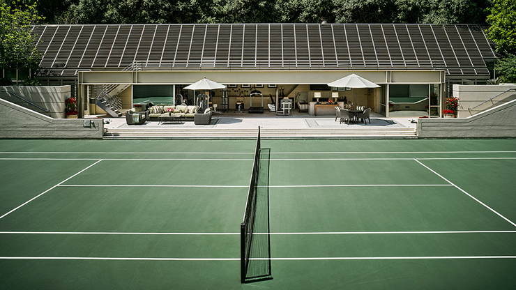 מגרש הטניס, צילום: Coldwell Banker
