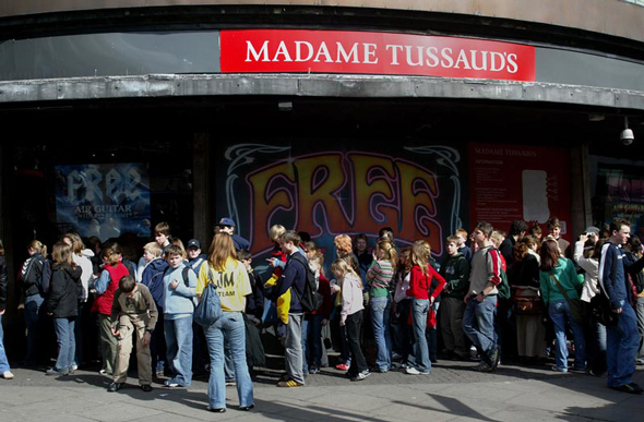 Madame Tussauds. Photo: Bloomberg